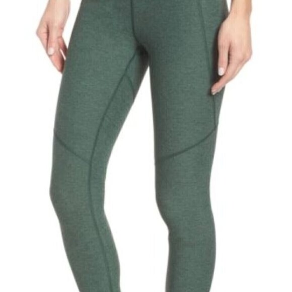 Outdoor Voices 7/8 Warmup Athletic Hi Rise Athletic Green Gym Leggings - Picture 1 of 15